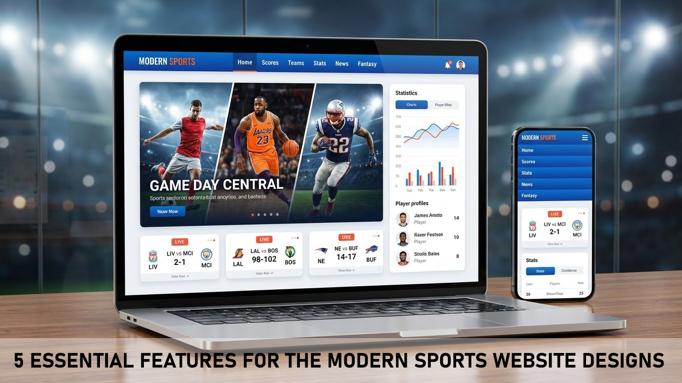 5 Essential Features for the Modern Sports Website Designs
