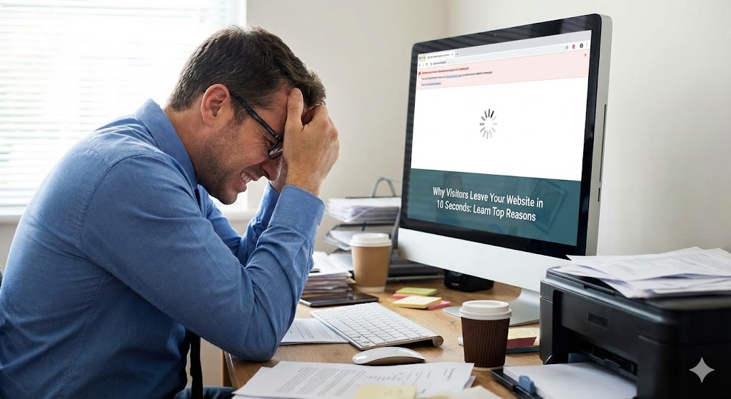7 Reasons Why Visitors Leave Your Website in 5 Seconds